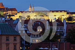 Prague - Hradcany Castle At Dusk