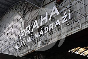 Praha hlavné železnice stanica 