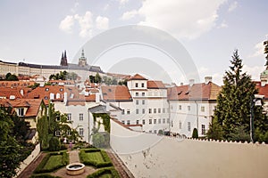 Prague - Mala Strana, view of Prague castle