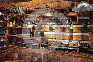 Prague - Novy Svet - interior of cafe U Raka photo