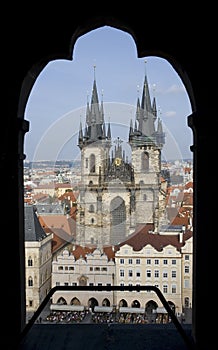 Prague old town square