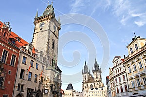 Prague old town square