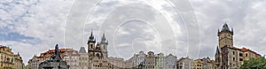 Prague old town square panorama