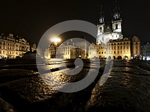 Prague Old town square, Tyn Cathedral