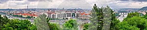 Prague panorama made from Hradcany hills, Czech Republic