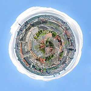 Prague panorama planet