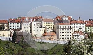 Prague - Panoramic with Uvoz Street and Lesser Town