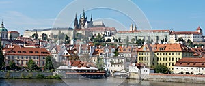 Prague photo series: Panorama picture of Prague Castle