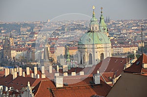 Prague red rooftops