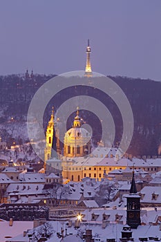 Prague - st. nicolaus church