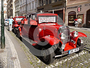 Prague, Street view, Tour Cars