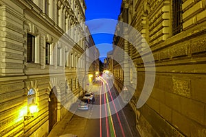 Prague Streets at night, Summer 2015