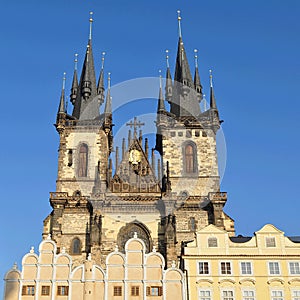 Prague,Tynsky church photo