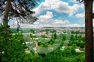 Prague, view from the city zoo.