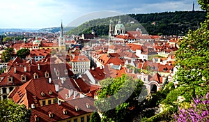 Prague - view of the historic city