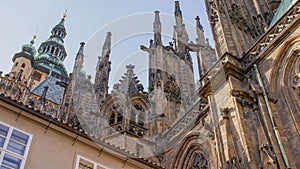 Prague Visit Tourist,  St. Saint Vitus Cathedral square, Czech Republic