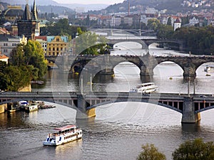 Prague Vlatava River
