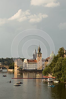 Prague Vltava river