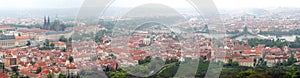 Prague - Vltava river, panorama