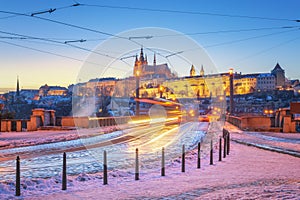 Prague in Winter, Czech Republic