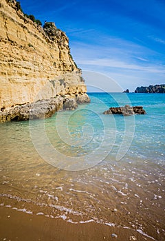 Praia da Dona Ana beach in Lagos, Algarve, Portugal