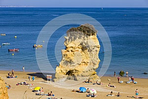 Praia da Dona Ana beach in Lagos, Algarve region, Portugal