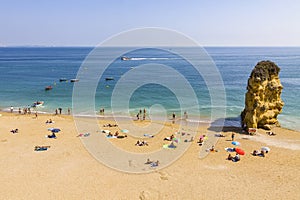 Praia da Dona Ana beach in Lagos, Algarve region, Portugal