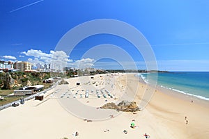 Praia da Rocha on the Algarve in Portugal