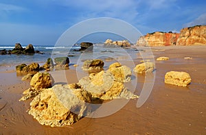 Praia da Rocha, Atlantic ocean, Portugal