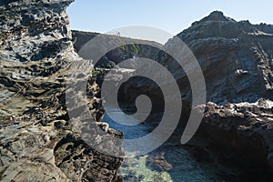 Praia da Samoqueira beach in Portugal photo