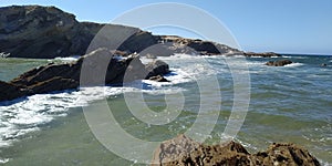 Praia da Samoqueira beach, Sines, Porto Covo, Alentejo Portugal