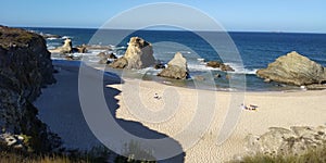 Praia da Samoqueira beach, Sines, Porto Covo, Portugal