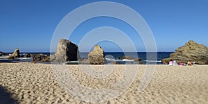 Praia da Samoqueira beach, Sines, Porto Covo, Portugal photo