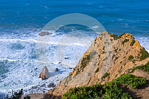 Praia da Ursa beach in Sintra, Portugal