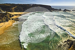 Praia da Zambujeira, Portugal photo