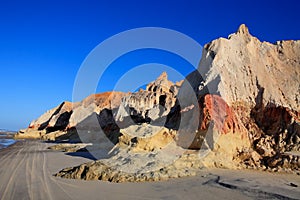 Praia das fontes ceara brazil photo