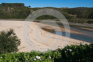 Praia de Odeceixe beach in Costa Vicentina, Portugal