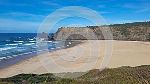 Praia De Odeceixe Mar Beach, Atlantic Ocean, Hiking Rota Vicentina the Fisherman\'s Trail.