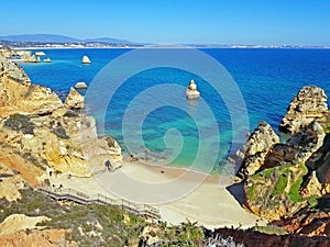 Praia do Camillo in Lagos Portugal