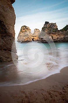 Praia do Camilo Beach - Long Exposure shot - Lagos, Algarve, Portugal