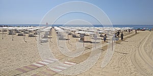 Praia Monte Gordo beach, Algarve, Portugal photo