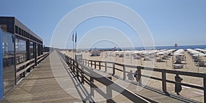 Praia Monte Gordo beach, Algarve, Portugal photo