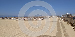 Praia Monte Gordo beach, Algarve, Portugal photo