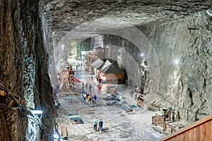 Praid salt mine in Harghita, Romania