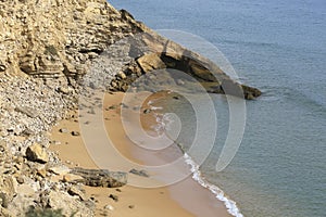 Prainha das Pocas beach in Sagres, Portugal photo