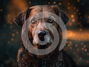 Praire dog created with Generative AI technology photo