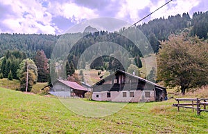 Prairie Houses in the French Alps