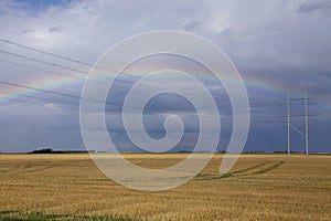 Prairie Rainbow in Saskatchewan