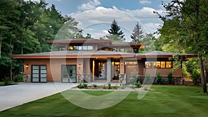 Prairie-Style Home. Concept Architecture, Interior Design, Sustainable Living, Decorating Ideas