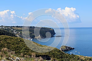 Praja a Mare, South Italy, Calabria, Sea and Cliff